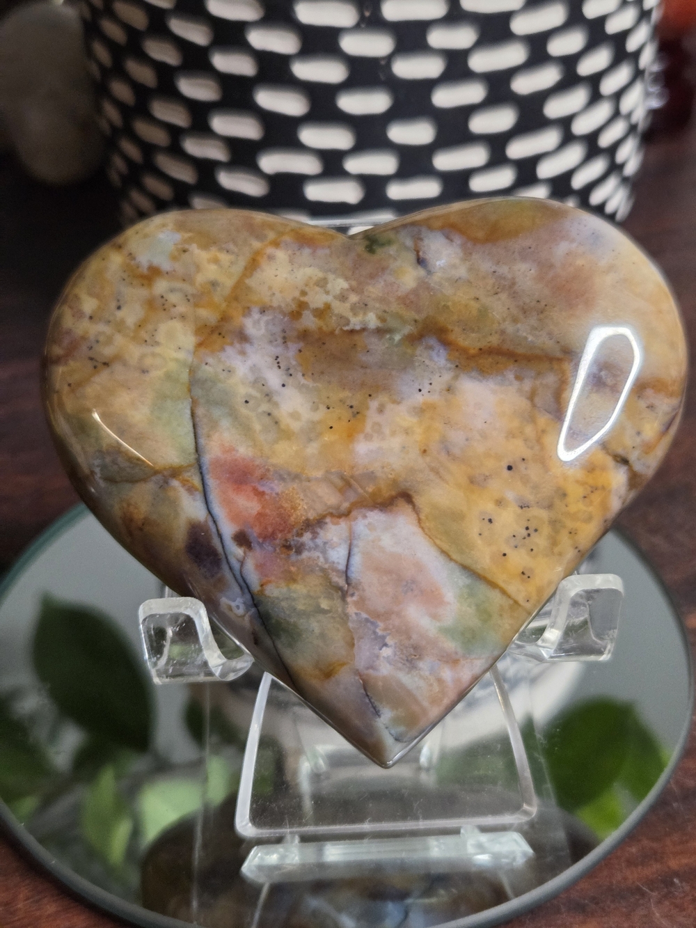 Ocean Jasper Heart